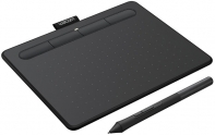 купить Графический планшет, Wacom, Intuos Small Bluetooth (CTL-4100WLK-N), Разрешение 2540 lpi, Чувствительность к нажатию 4096, 4 программируемые клавиши, 2 клавиши на пере, Размер планшета 200*160*8,8 мм, Чёрный в Алматы фото 2