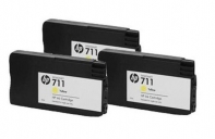 купить Картридж HP Europe/CZ136A, 3-Pak/Струйный/№711/желтый/29 мл/ в Алматы фото 2