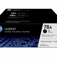 Купить Картридж лазерный HP LaserJet CE278AF Black for HP LaserJet P1566/P1606w, двойная упаковка,  2x2100стр  Алматы