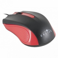 купить Мышь Oklick 225M черный/красный оптическая (1200dpi) USB (3but) в Алматы фото 2