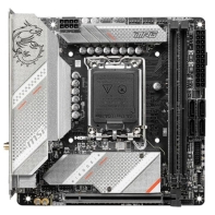 купить Материнская плата MSI MPG B760I EDGE WIFI DDR4 LGA1700 2xDDR4 4xSATA3 2xM.2 HDMI DP M-ITX в Алматы фото 3