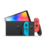 купить Игровая приставка Nintendo Switch OLED Neon в Алматы фото 1
