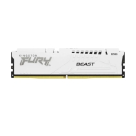 купить DIMM DDR5 16 GB <5600MHz> Kingston Fury Beast White XMP, KF556C40BW-16, CL40, white в Алматы