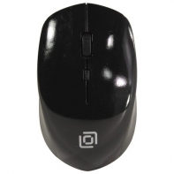 купить Мышь Oklick 565MW glossy черный оптическая (1600dpi) беспроводная USB (3but) в Алматы фото 1