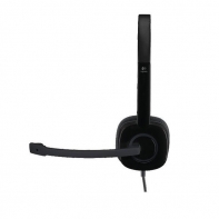купить Гарнитура Logitech H151 (черная, 1 x 3.5мм, элементы управления на кабеле, кабель 1.8м) в Алматы фото 2