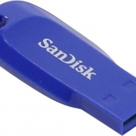 Купить SanDisk Cruzer Blade 64GB Electric Blue; EAN: 619659146931 Алматы