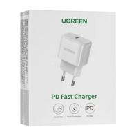 купить Зарядное устройство Ugreen CD241 Mini USB-C 20W PD Charger, 10220 в Алматы фото 2