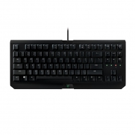 купить Клавиатура, Razer, BlackWidow X Tournament RZ03-01770400-R3R1, Игровая, Укороченная, Безрамочная конструкция, Механические переключатели Razer Green, Программируемые клавиши, USB, Размер: 154*366*39 мм., Анг/Рус, Чехол, Чёрный в Алматы фото 1