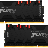 купить Комплект модулей памяти Kingston FURY Renegade RGB KF432C16RBAK2/64 DDR4 64GB (Kit 2x32GB) 3200MHz в Алматы фото 1