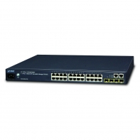 купить Коммутатор, Planet, SGS-6340-24T4S, 19-дюймовый стоечный, 24 порта 10/100/1000M RJ45 4 порта SFP, Управляемый, Стекируемый, Уровень 3, Корпус металл, 1U в Алматы фото 1