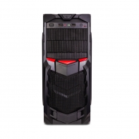 купить Компьютерный корпус, Delux, DLC-DW701PS, ATX/Micro ATX, USB 2* 2.0, HD-Audio, Высота процессорного кулера 150мм, Длина VGA до 270мм, 2*5.25*/2*3.5*/2*2.5*, Толщина 0,4мм, 360x175x405мм, Б/П, 400W, Чёрный в Алматы фото 2