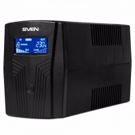 купить Источник бесперебойного питания SVEN Pro 650, 390Вт, LCD, USB, RG-45, 2 евро розетки /  в Алматы фото 2