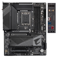 купить Материнская плата GIGABYTE B760 AORUS ELITE AX, LGA1700, PCI-Ex16 4.0, HDMI+DP, 4xSATA, ATX в Алматы фото 1