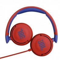 купить Гарнитура накладные JBL JR 310 проводные 1м, красный/синий (JBLJR310RED) в Алматы фото 3