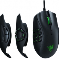 купить Компьютерная мышь, Razer, Naga Trinity  , RZ01-02410100-R3M1, Игровая для MOBA и MMO игр, Оптическая 16000dpi (сенсор 5G), 19 кнопок (12 сбоку), Подсветка Chroma настраиваемая 16.8 млн цветов, Проводная, USB, Чёрная в Алматы фото 1