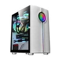 купить Корпус Wintek Baiterek 330-W TG, ATX/Micro ATX, USB 2*3.0/1*2.0, HD-Audio Mic, 0,5 mm,1*12cm ARGB в Алматы фото 1
