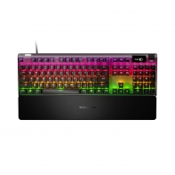купить Клавиатура, Steelseries, Apex 7 (Red Switch) US, 64636 Игровая, Механические клавиши QX2, USB, Подсветка RGB, Размер: 160*370*35 мм., Анг/Рус, Чёрный в Алматы фото 2