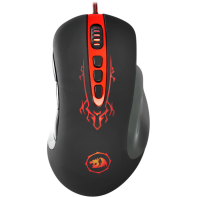 купить Мышь проводная игровая оптическая Redragon Origin (черный) USB, 10 кнопок, 500-4000 dpi, НОВИНКА! в Алматы фото 1