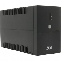 купить Источник бесперебойного питания 3Cott-1500-CNL, Connect line, Smart, AVR, 1500VA/900W, 12V/9Ah*2, Schuko*4 + IEC C13*2, USB, RJ11/RJ45, LED в Алматы фото 1