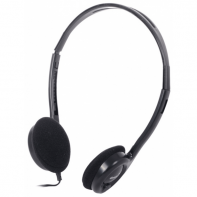 купить Наушники Genius HS-M200C Single Jack, 20Hz-20kHz, 105dB/-38dB, черные, 31710151103 в Алматы фото 1