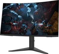 купить Монитор Lenovo G32qc-10 31.5** 16:9 2560х1440(WQHD) VA 144Hz, nonGLARE, 350cd/m2, H178&deg;/V178&deg;, 3000:1, 16.7M, 1ms, HDMI, DP, Tilt, 3Y, Black в Алматы фото 2
