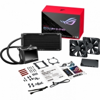 купить СЖО ASUS ROG RYUJIN 240 II, AIO, 2x120mm fan, 60mm fan, 1700 Socket, RGB, BOX в Алматы фото 4