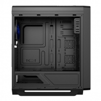 купить Корпус Gamemax Asgard EGO (G516)-Blue 12CM FAN LED BLUE 3xFront 1xRear (AirForce 15xLED GMX-AF12B) ATX 2*3,5 2*2,5 7слотов VGA380мм CPU158мм Сталь0,5мм (400*185*470mm (ШxВxД)) (Передняя панель: 2xUSB2.0 / 1xUSB3.0 / наушники + микрофон (HD) / Кнопка  в Алматы фото 3