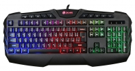 купить Клавиатура Oklick 777G PSYCHO черный USB Multimedia for gamer LED (подставка для запястий) в Алматы фото 1