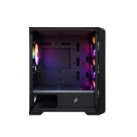 купить Корпус 1Stplayer Trilobite T5, Mini Tower, m-ATX, Black, 2x3.5*/1x2.5*, 3xUSB, RGB в Алматы фото 2
