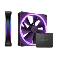 Купить Комплект вентиляторов для корпуса NZXT F 140 RGB Duo, 14сm,4pin, 500-1800 rpm, 84.75CFM, 36dB, Black в Алматы