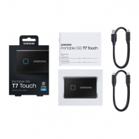 купить Внешний SSD 2000Gb Samsung T7 Touch USB 3.2 Gen.2 (10 Гбит/c)  AES 256 Сенсорная защита MU-PC2T0K/WW в Алматы фото 4