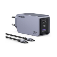 купить Зарядное устройство UGREEN 2xUSB-C, 1хUSB, 100W, QC4.0 , Nexode GanN, X757 (25874) в Алматы фото 1