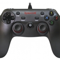 купить Геймпад Redragon Saturn, виброотдача, 12 кн., 2 джойст.,10 метров, USB (PC/PS2/PS3) в Алматы фото 1