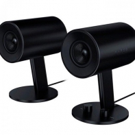 купить Колонки, Razer, Nommo - 2.0, RZ05-02450100-R3G1, 50 &ndash; 20 000 Гц, 2 широкополосных динамика диаметром 3* (по 1 на колонку), USB (питание), 3.5MiniJack, Чёрный в Алматы фото 1