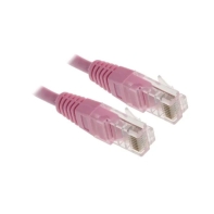 купить Патч-корд UTP Cablexpert PP12-0.5M/RO кат.5e, 0.5м, литой, многожильный (розовый) в Алматы фото 1