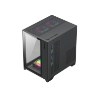 купить Компьютерный корпус Gamemax Infinity Mini 7 ARGB Fans + Controller Black без Б/П в Алматы фото 2