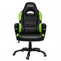 купить Игровое кресло GameMax GCR07 Green <Спинка: 79см, механизм качания, нагрузка до 120кг> в Алматы фото 1