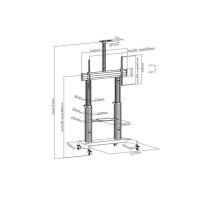 купить Стойка IPmatika TTL07-610TW (1 панель) в Алматы фото 2