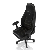 купить Игровое кресло Noblechairs ICON Black/Gold (NBL-ICN-PU-GOL) в Алматы фото 2