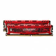 купить Оперативная память 32GB KIT (2x16Gb) DDR4 3200 MT/s Crucial Ballistix Sport LT Red PC4-25600 UDIMM 16-18-18 Unbuffered NON-ECC 1.35V BLS2K16G4D32AESE в Алматы фото 1