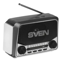 Купить SVEN Радиоприемник SRP-525, gray(3W, FM/AM/SW, USB, microSD, flashlight, battery) Алматы