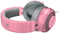 купить Гарнитура, Razer, Kraken &ndash; Quartz, RZ04-02830300-R3M1, Игровая гарнитура, Микрофон поворотный гибкий, Динамики 50 мм, Диапазон частот: 12 Гц &ndash; 28 кГц , Чувствительность при 1 кГц: 109&plusmn;3 дБ Розовый в Алматы фото 3