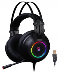 купить Наушники микрофон игровые Bloody G528C <HIFI, 7.1, 20Hz-20kHz, 32 Om, 100dB (1KHz), 1.8m> в Алматы фото 2