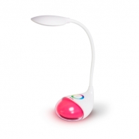 купить Настольная светодиодная лампа, Deluxe, LORIINI, 6W, RGB подсветка, Димминг 3 уровня, Сенсорное управление, Питание от USB, Белый в Алматы фото 1