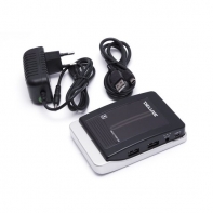 купить Расширитель USB, Deluxe, DUH7004B, 7 Портов, USB 2.0 Hi-Speed, Блок питания на 220В, Чёрный в Алматы фото 2