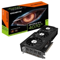 купить Видеокарта 12Gb PCI-E GDDR6 GIGABYTE GV-N407TWF3OC-12GD, 1хHDMI+3xDP GeForce RTX4070 Ti в Алматы фото 2
