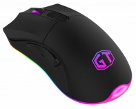 купить Компьютерная мышь, Delux, GTM-626OUB, Игровая, Оптическая, 1000-10000dpi, Позолоченный кабель в тканевой оплётке, 8 функциональных клавиш, Частота сканирования до 1000Hz, Подсветка, Длина кабеля 1,6 метра, Размер: 160*65*220 мм, Чёрный в Алматы фото 2