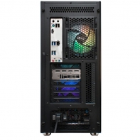 купить Компьютерный корпус APEX 3701  ARGB, tempered glass, black, 3 case FANs, MATX midi tower (w/o PSU) в Алматы фото 3