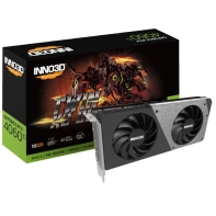 купить Видеокарта Inno3D GeForce RTX4060 Ti 16GB TWIN X2 OC, 16G GDDR6 HDMI 3xDP N406T2-16D6X-178055N в Алматы фото 1