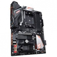 купить Материнская плата GIGABYTE B450 AORUS M AM4 <B450> 2xPCI-E DVI+HDMI GbLAN SATA RAID MicroATX 4DDR4 в Алматы фото 2